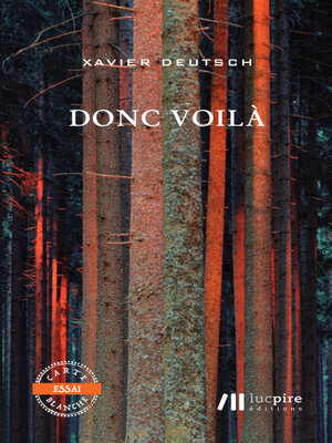 cover image of Donc voila